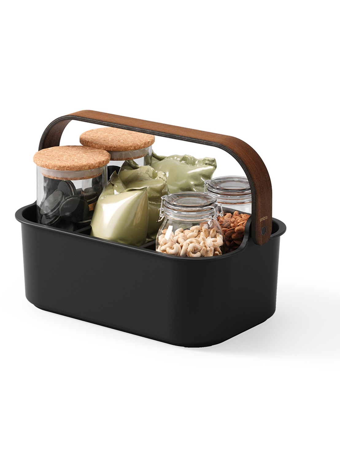 Umbra Bellwood organizer 29 x 17 cm - voorkant 2 zwart