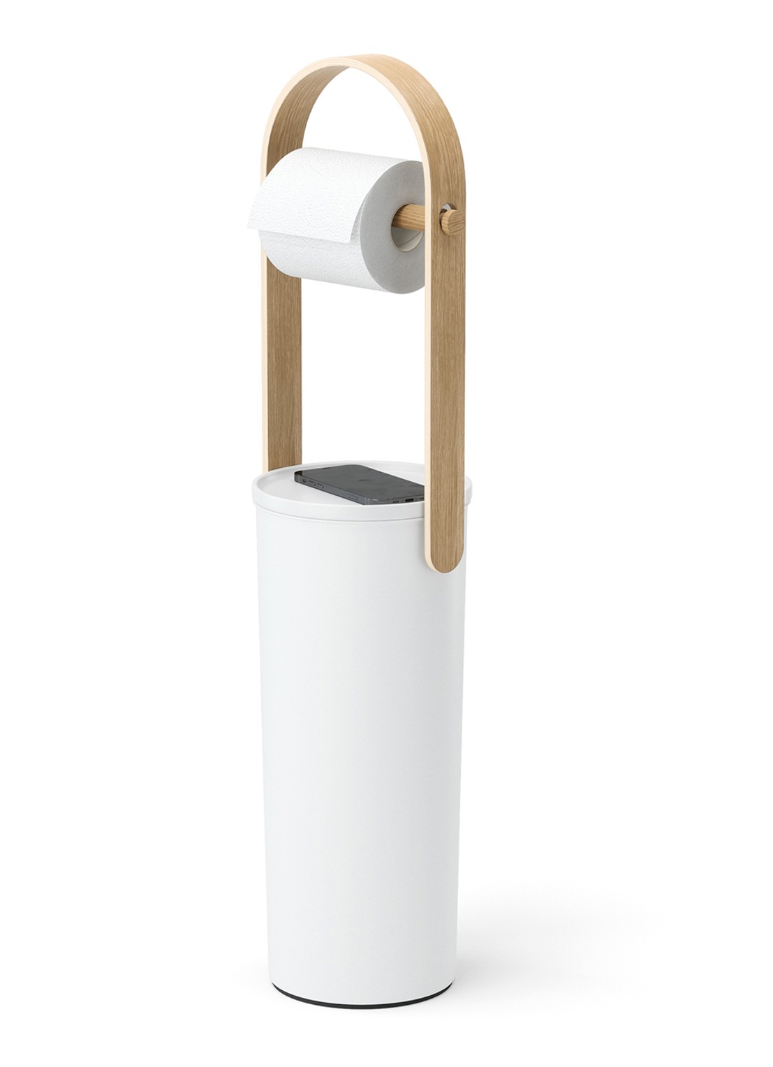 Umbra Bellwood toiletrolhouder - voorkant 2 wit