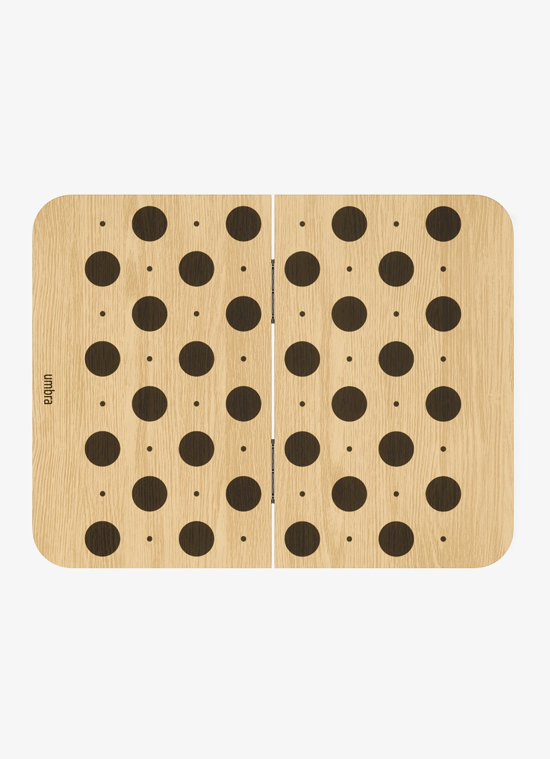 Umbra Blitz backgammon spel - detail 5 bruin