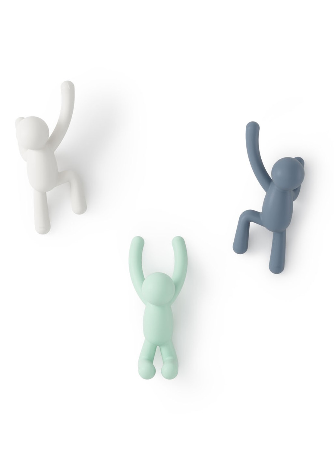Umbra Buddy haken set van 3 - voorkant 4 mint