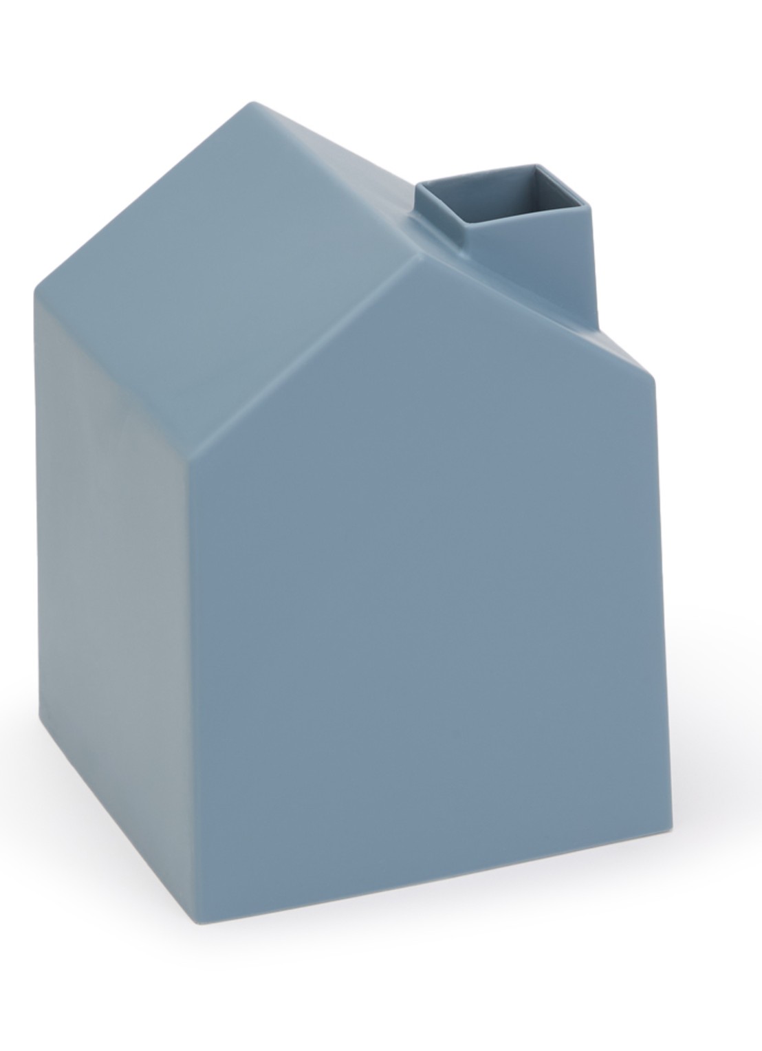 Umbra Casa tissuebox 13 x 13 cm - voorkant staalblauw