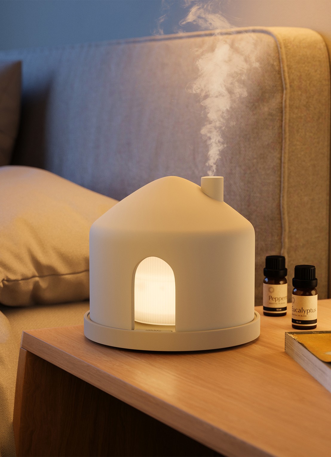 Umbra Casita geurdiffuser - achterkant zand