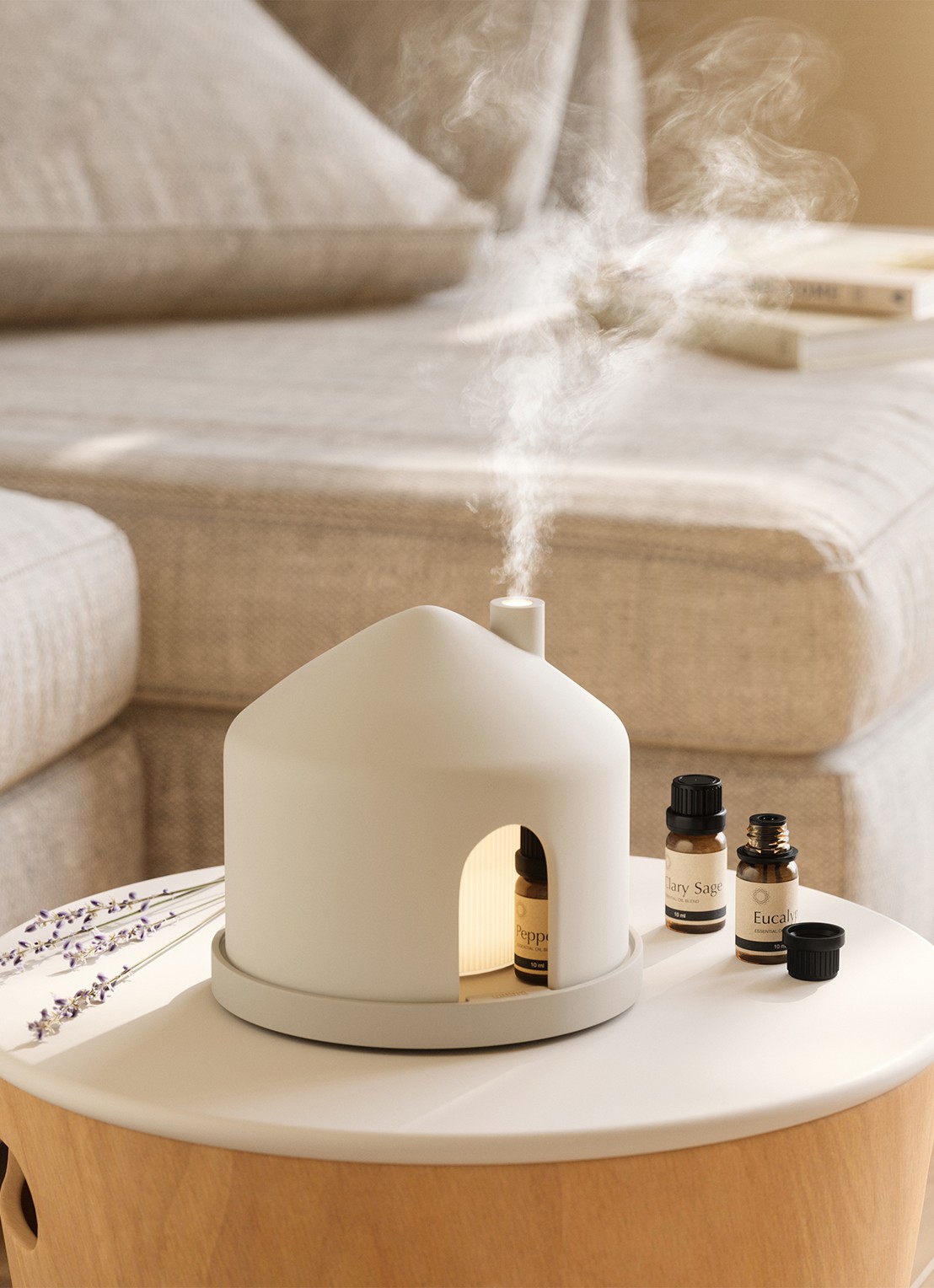 Umbra Casita geurdiffuser - voorkant 8 zand