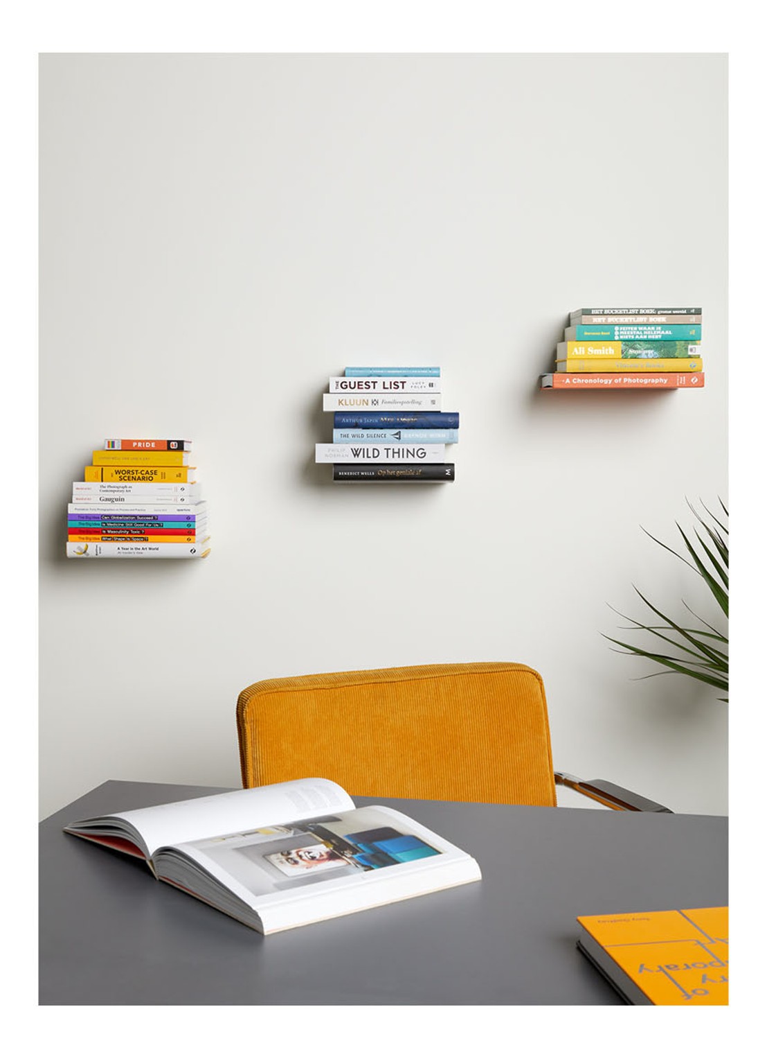 Umbra Conceal zwevende boekenplank in 3-pack - detail 4 zilver