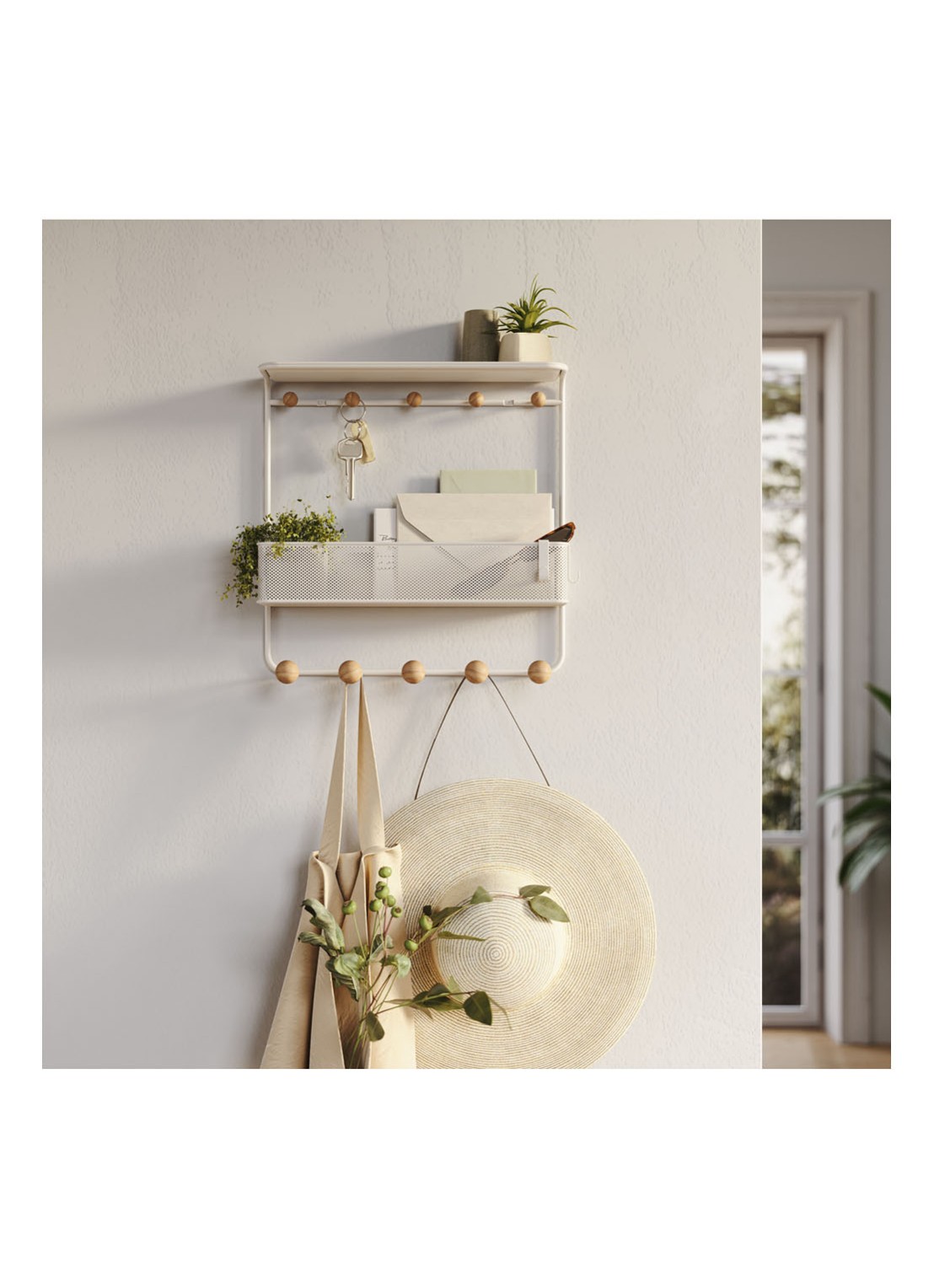 Umbra Estique wandrek 31 x 32 cm - detail 7 wit