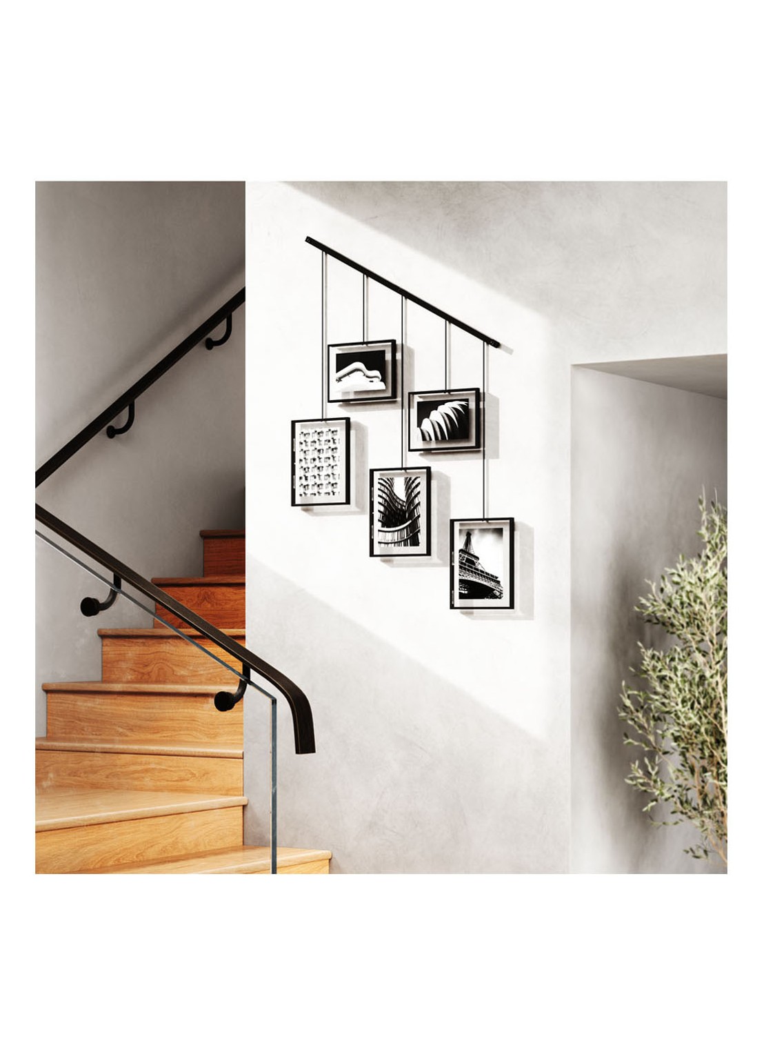 Umbra Exhibit Multi fotodisplay - voorkant 8 zwart