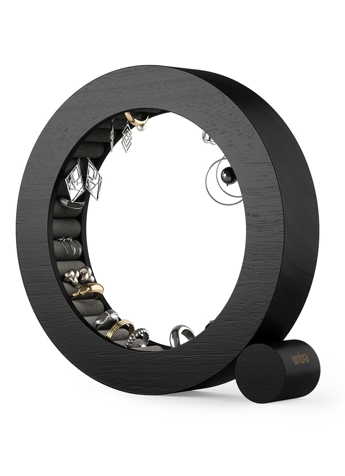 Umbra Ferris sieradendoos 24 cm - voorkant zwart