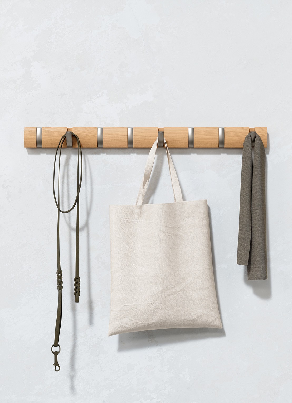 Umbra  Flip wandhaak 3 cm - detail 4 naturel
