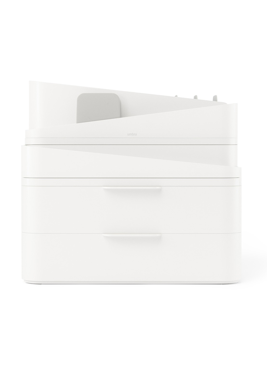 Umbra Glam organizer 26,7 x 18 x 25 cm - voorkant wit