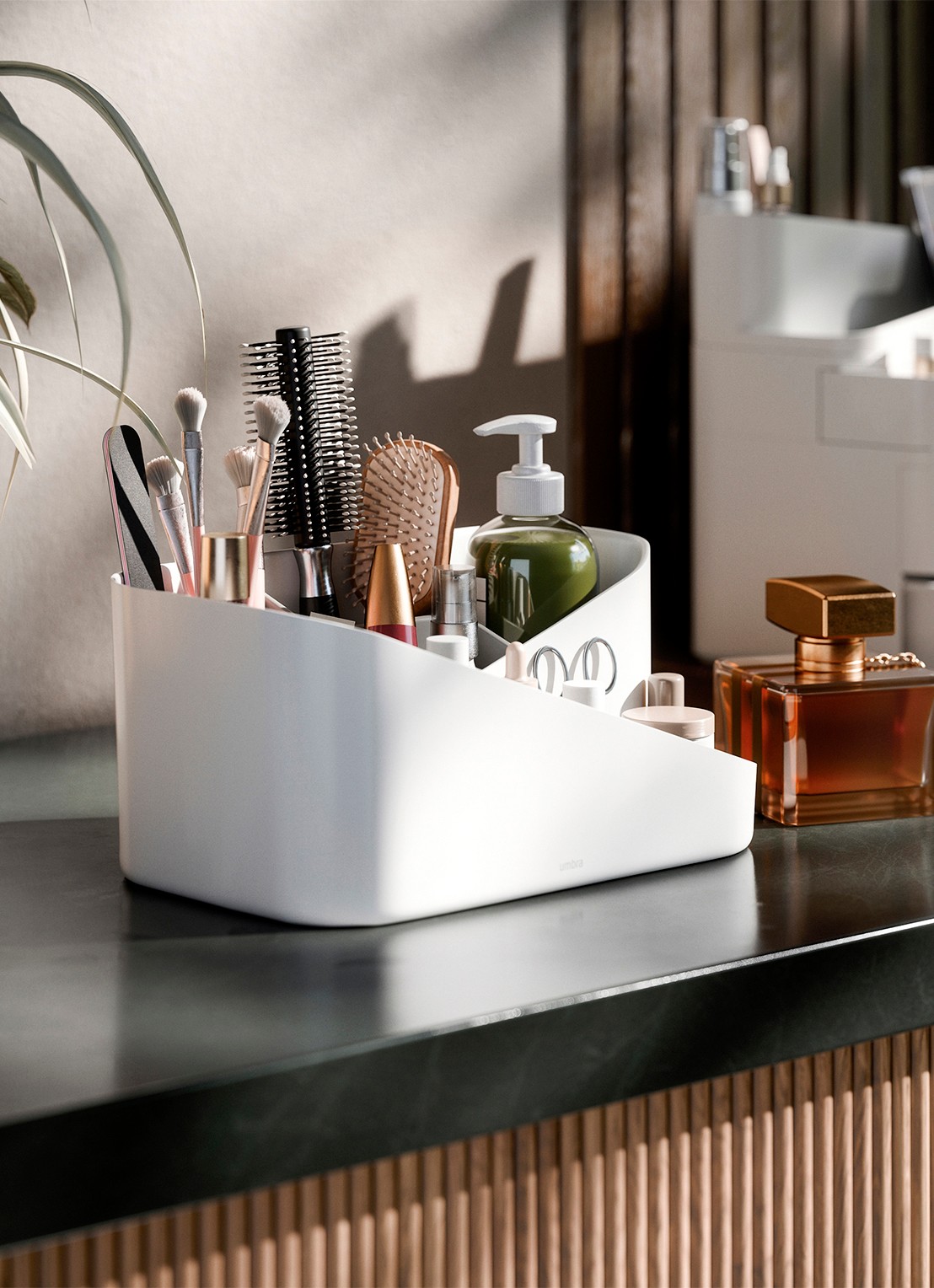 Umbra Glam organizer 27 x 17 x 13 cm - achterkant wit