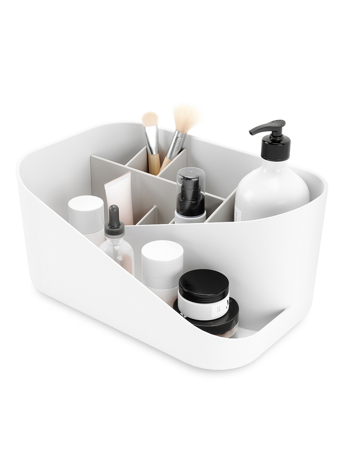 Umbra Glam organizer 27 x 17 x 13 cm - voorkant 3 wit