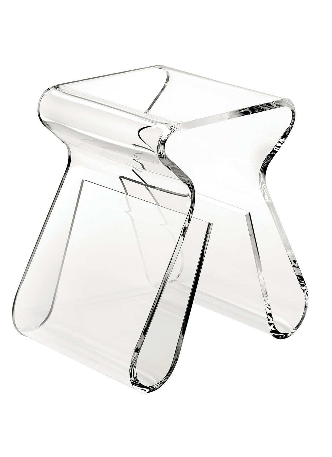Umbra Magino kruk 42 x 29 cm - voorkant transparant