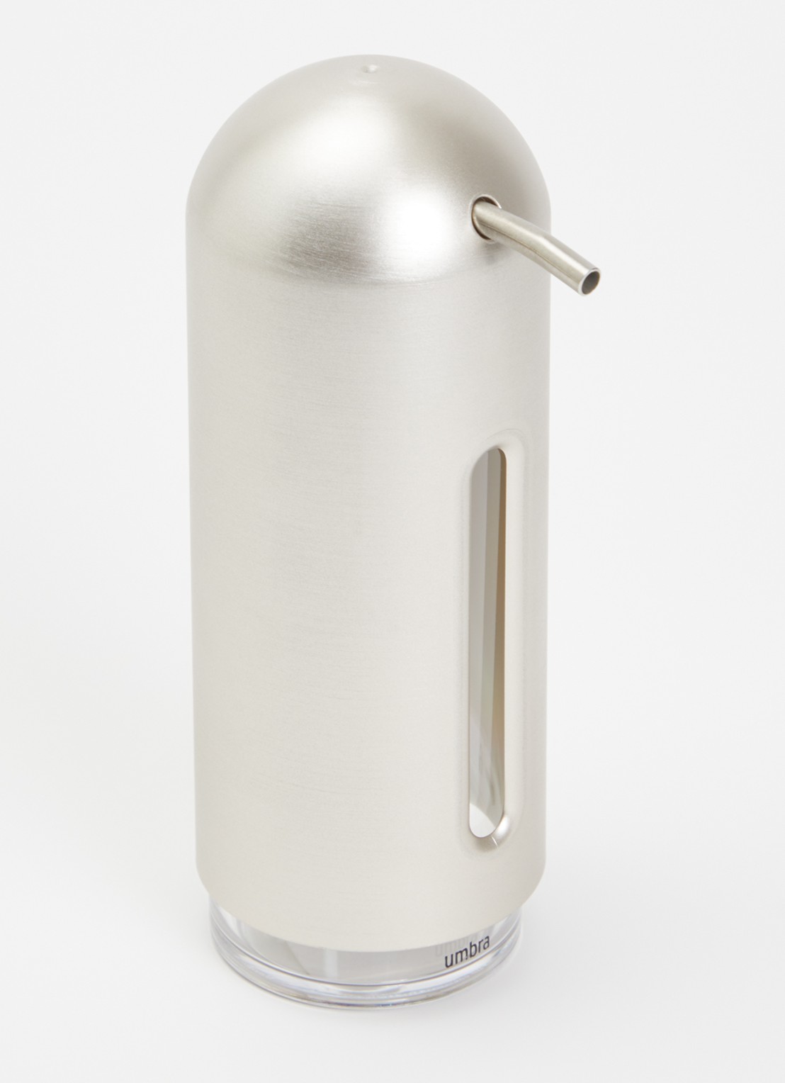 Umbra Penguin zeepdispenser - voorkant 2 zilver