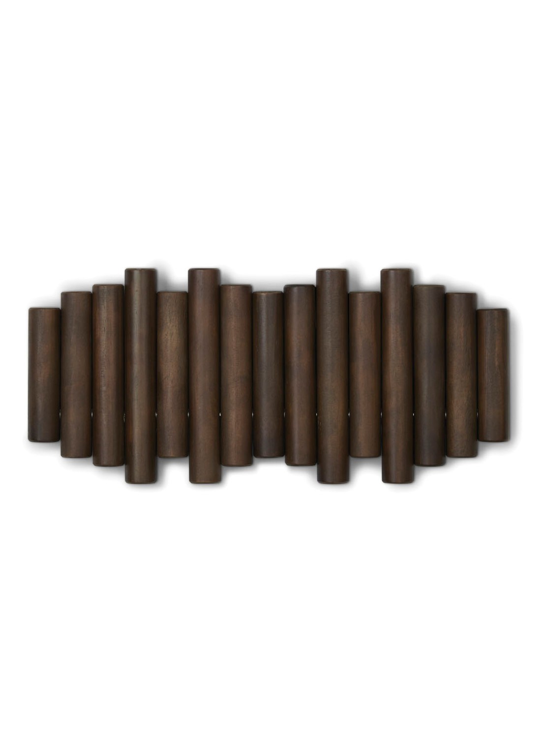 Umbra Picket kapstok 37 cm - voorkant donkerbruin