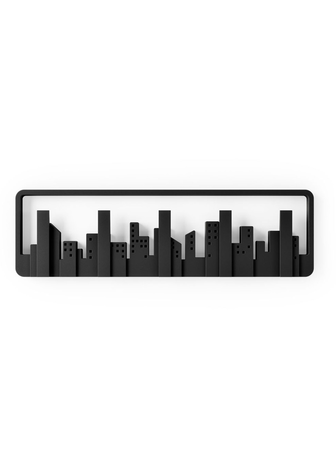 Umbra Skyline kapstok 50 cm - voorkant zwart