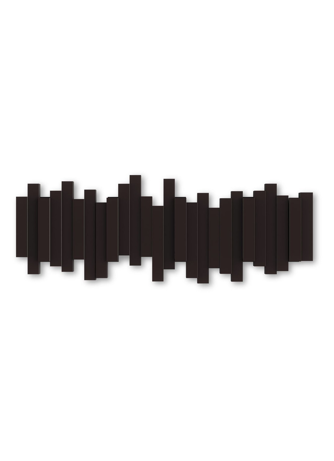 Umbra Sticks kapstok 50 cm - voorkant 5 donkerbruin
