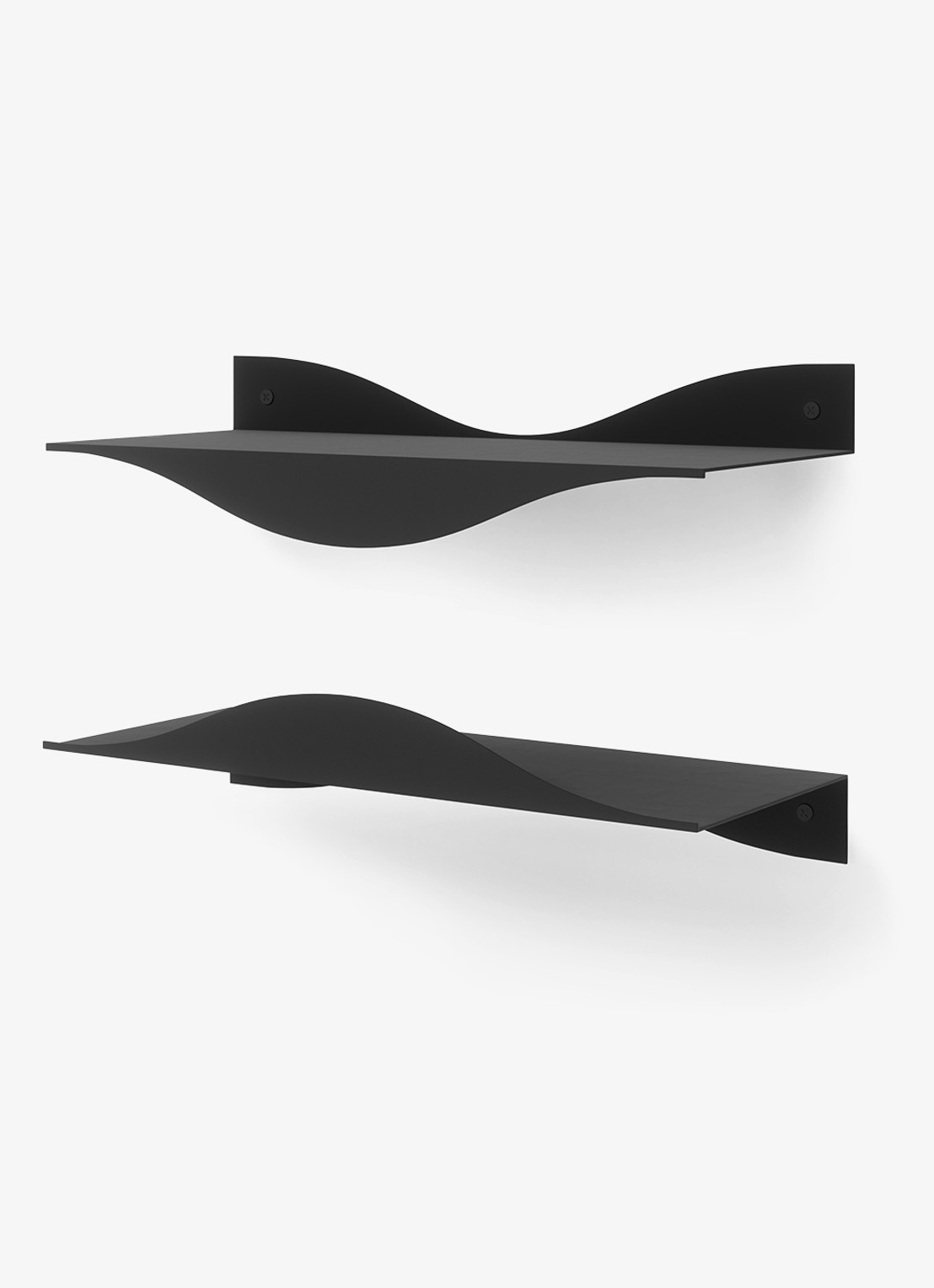 Umbra Surf wandplank set van 2 - detail 8 zwart
