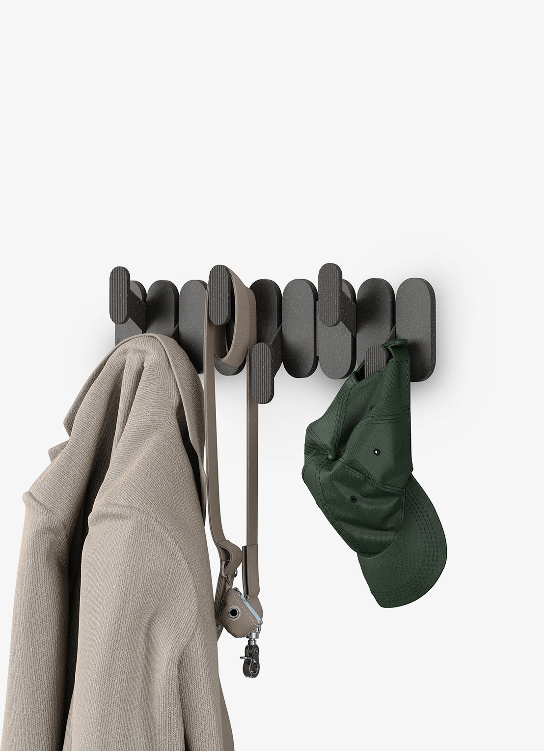 Umbra Tempo kapstok 47 cm - voorkant zwart