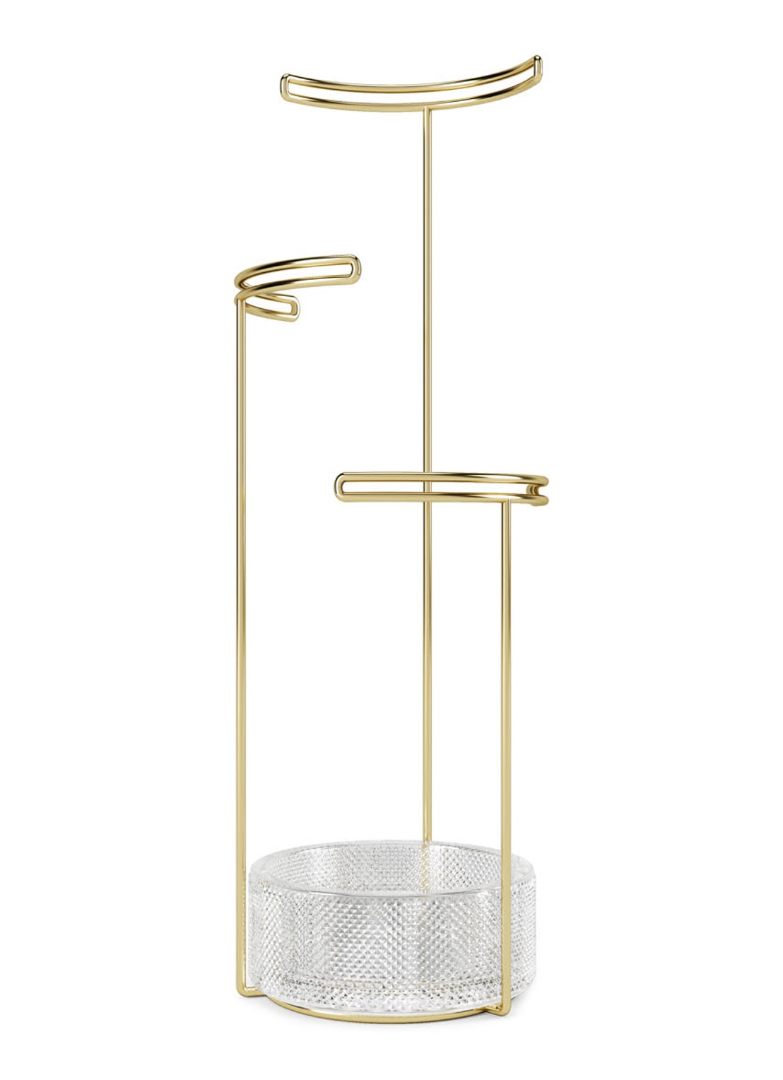 Umbra Tesora sieradenhouder 41,5 cm - voorkant goud