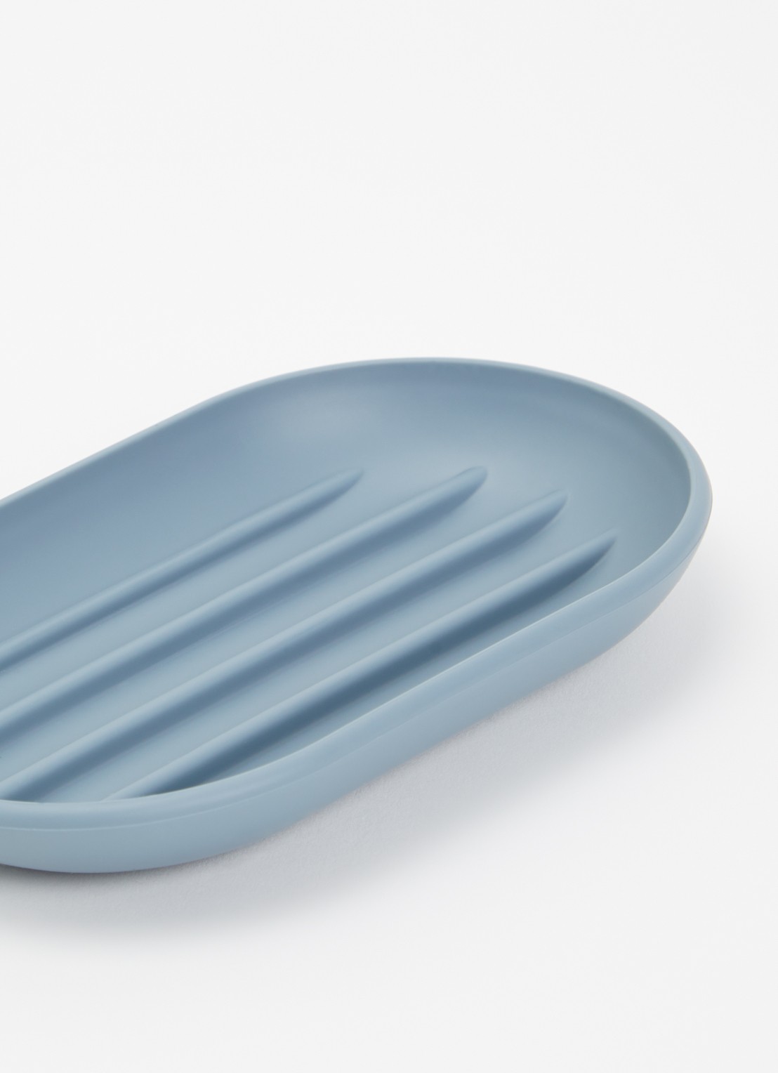 Umbra Touch zeepbakje 14 x 9 cm  - voorkant 2 blauw