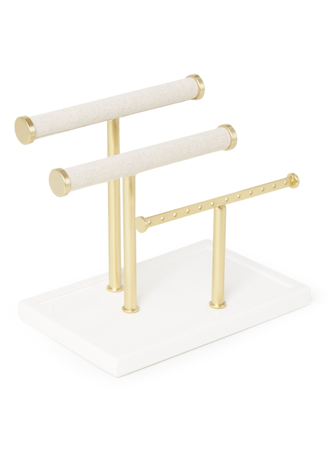 Umbra Trigem sieradenhouder 12 cm - voorkant goud