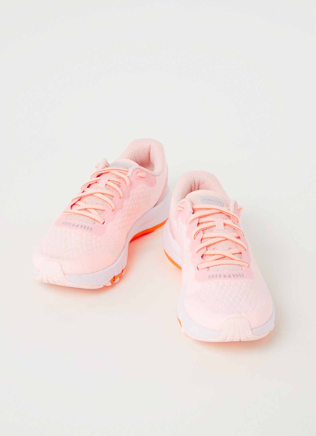 Under Armour HOVR Machina 2 hardloopschoen met mesh detail - detail 2 lichtroze