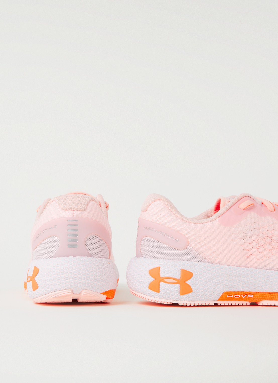 Under Armour HOVR Machina 2 hardloopschoen met mesh detail - detail 3 lichtroze