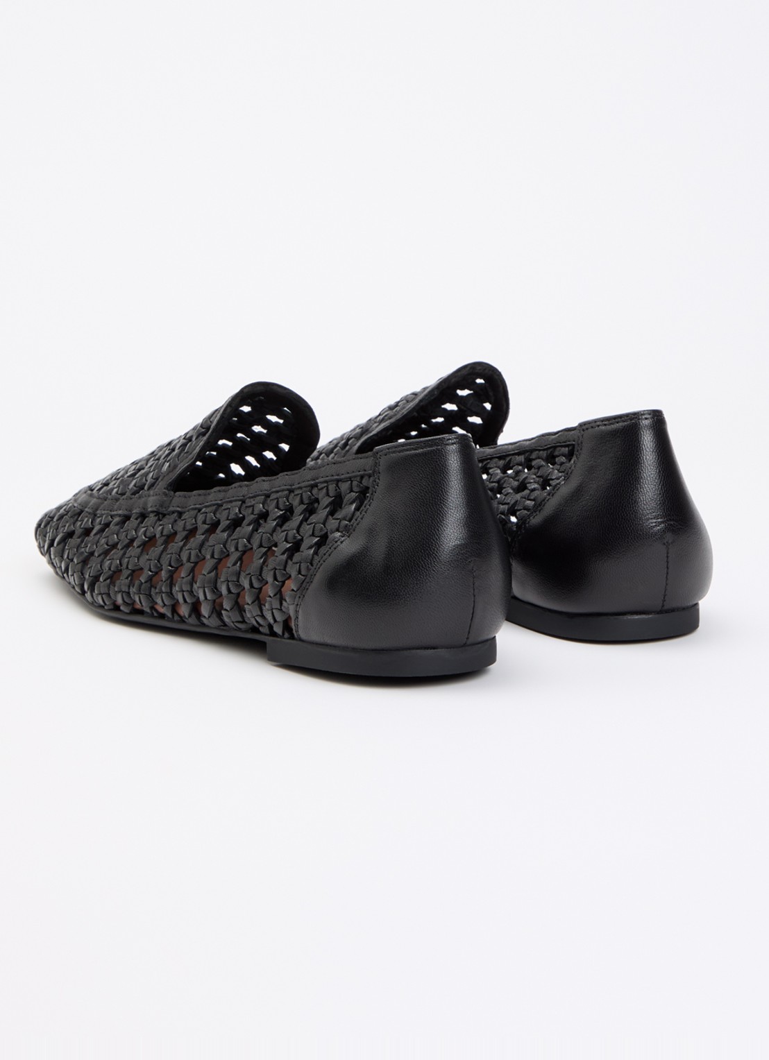 Unisa Baix loafer van leer - achterkant 6 zwart