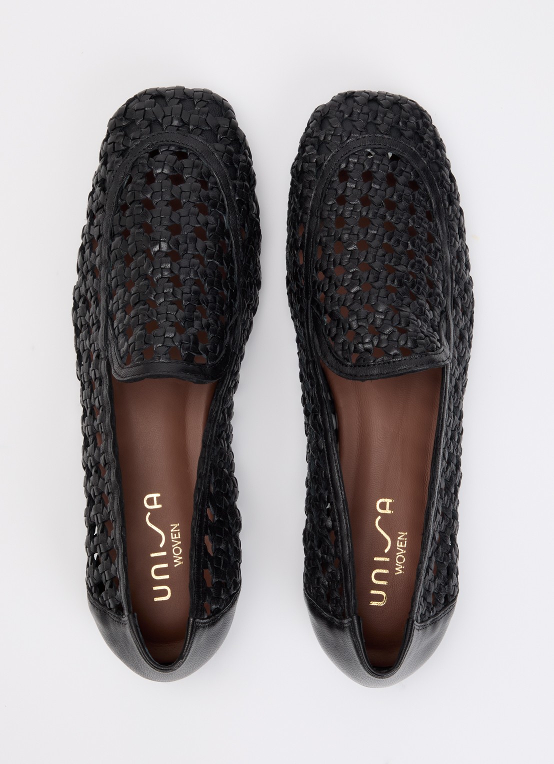 Unisa Baix loafer van leer - detail 4 zwart