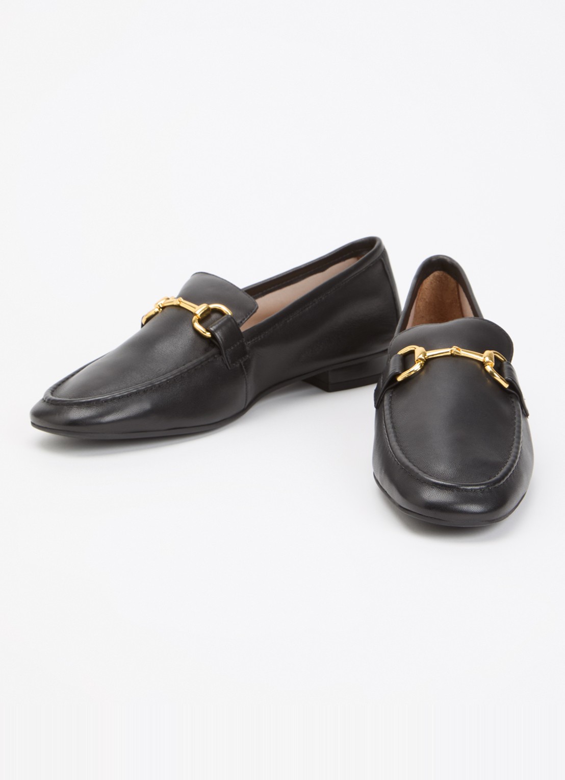 Unisa Belgi loafer van leer - detail 4 zwart