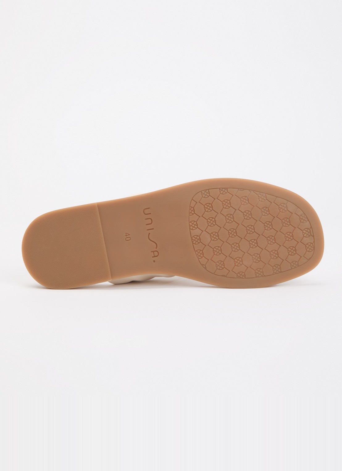 Unisa Camby slipper van leer - detail 3 ivoor