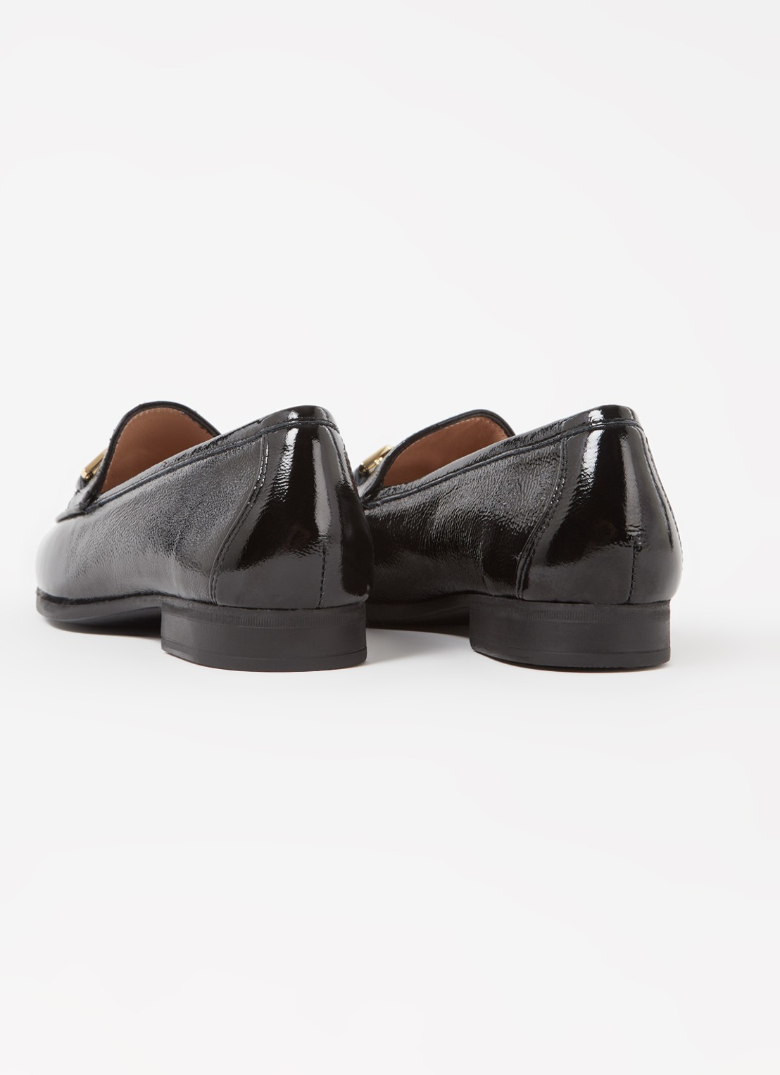 Unisa Daimiel loafer van lakleer - detail 4 zwart