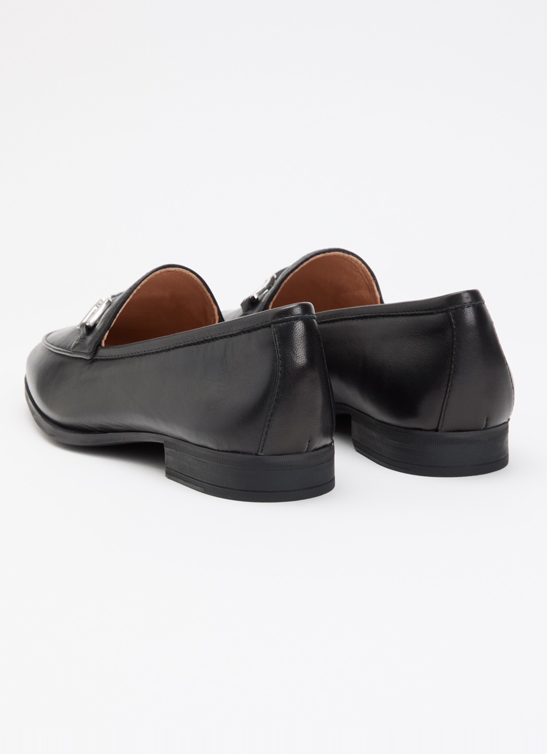 Unisa Dalcy loafer van leer - achterkant 5 zwart