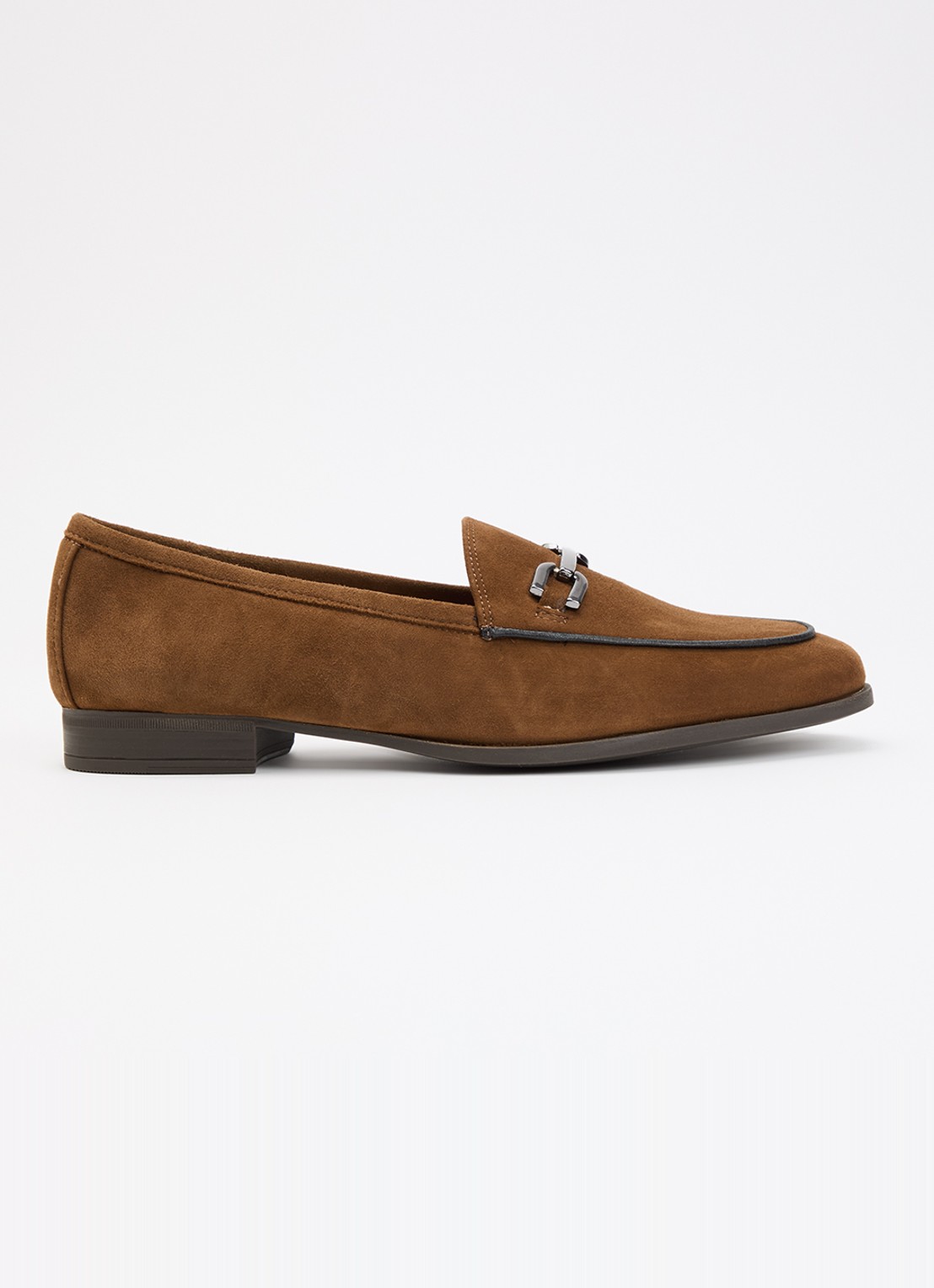 Unisa Dalcy loafer van suède - voorkant 4 bruin