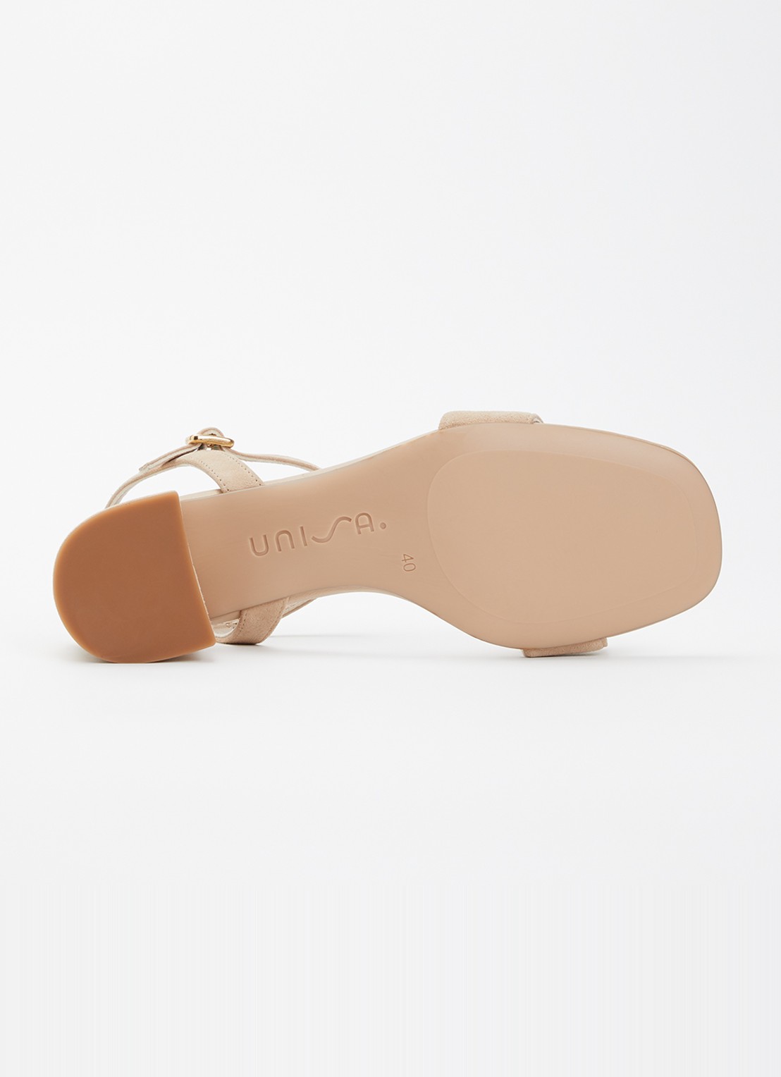 Unisa Sandalette van suède - detail 6 beige