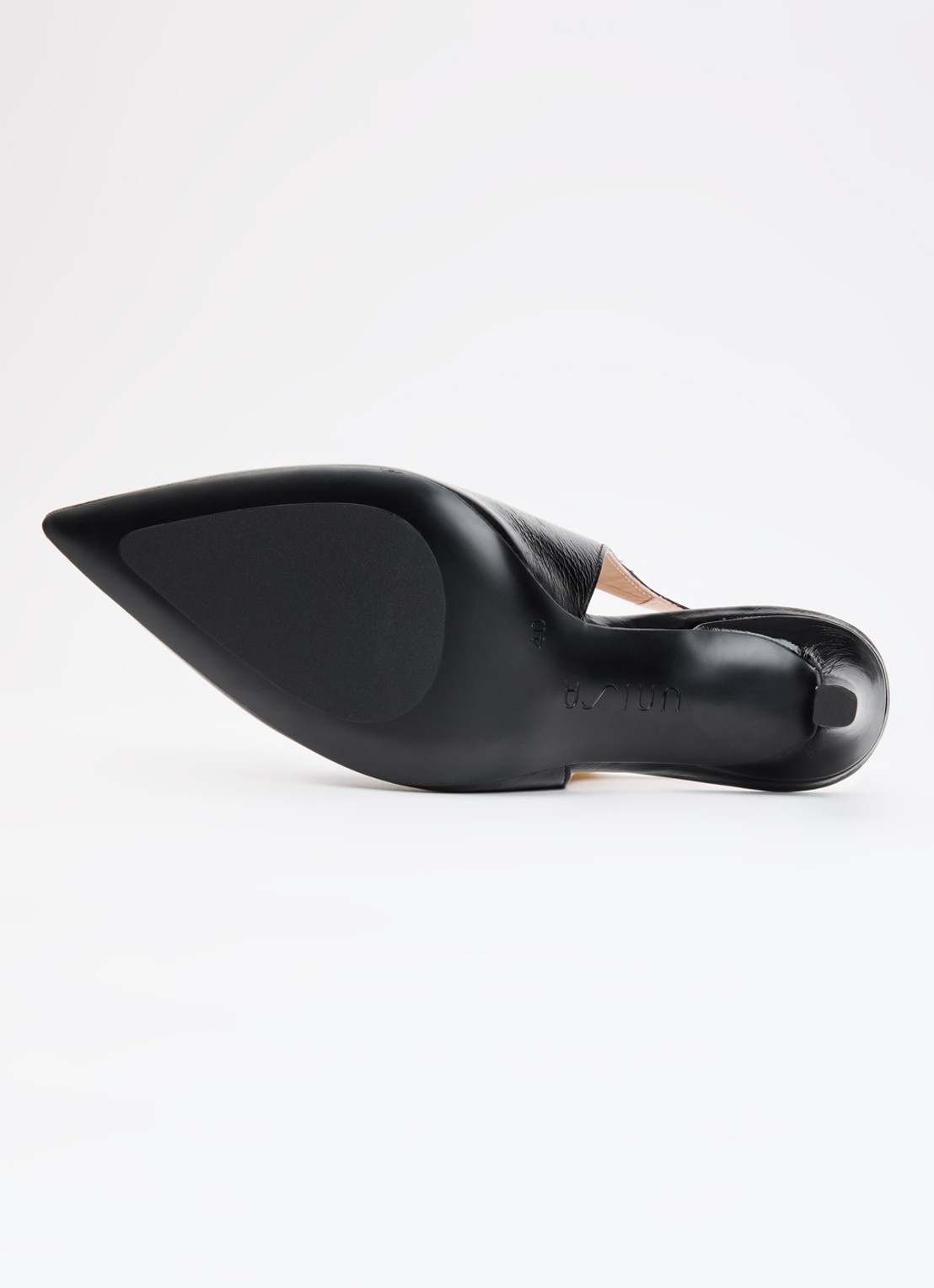 Unisa Tabar slingback leer - detail 4 zwart