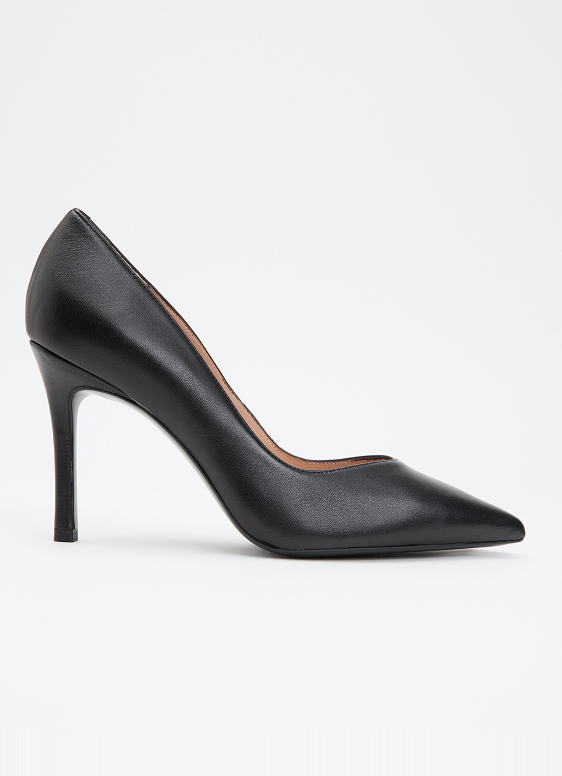 Unisa Teresa pump van leer - voorkant 5 zwart