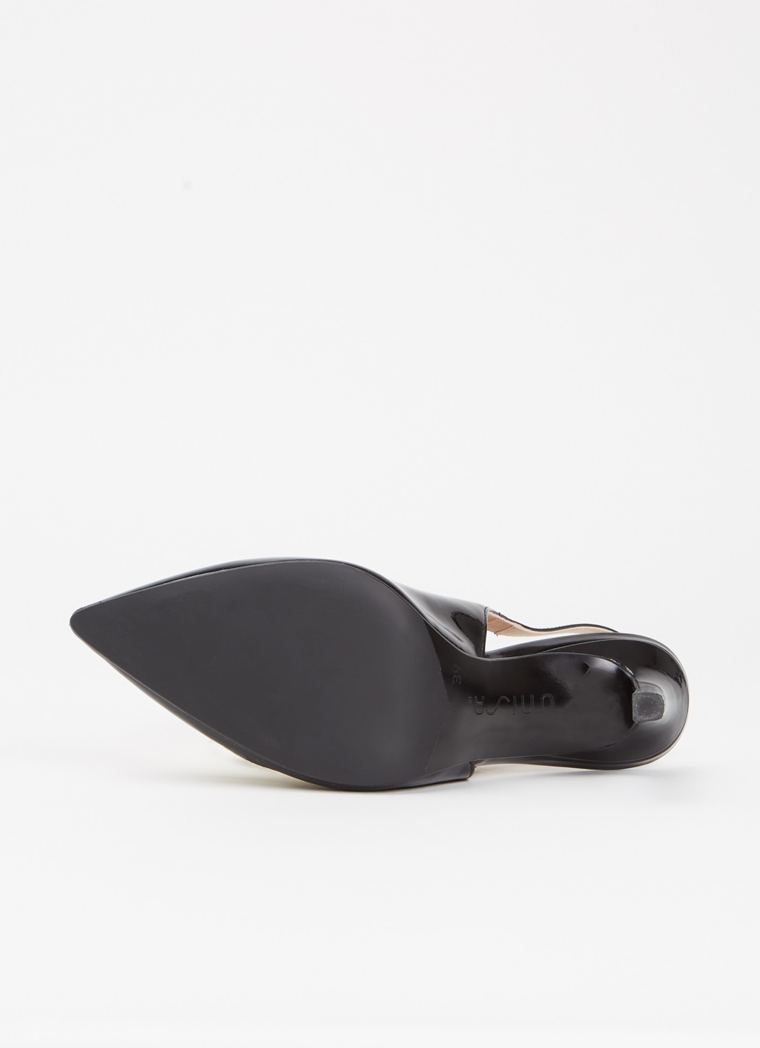 Unisa Terza slingback van lakleer - detail 6 zwart