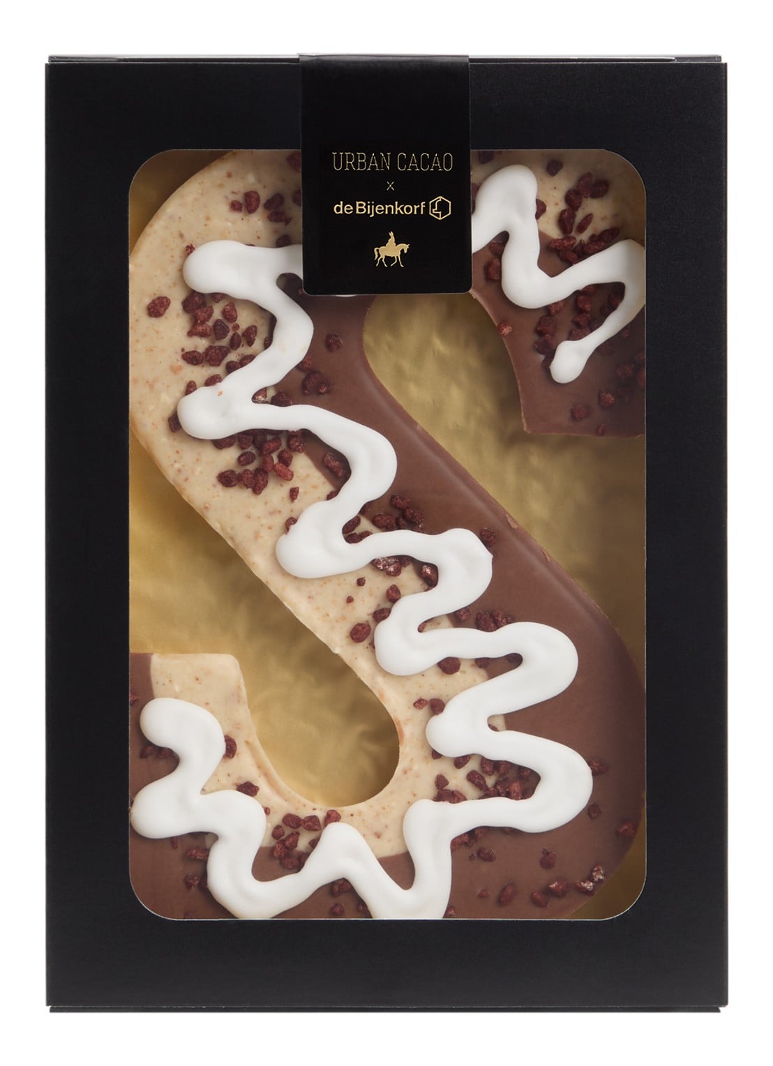 Urban Cacao Chocoladeletter Cinnamon Bunn 200 gram - voorkant s
