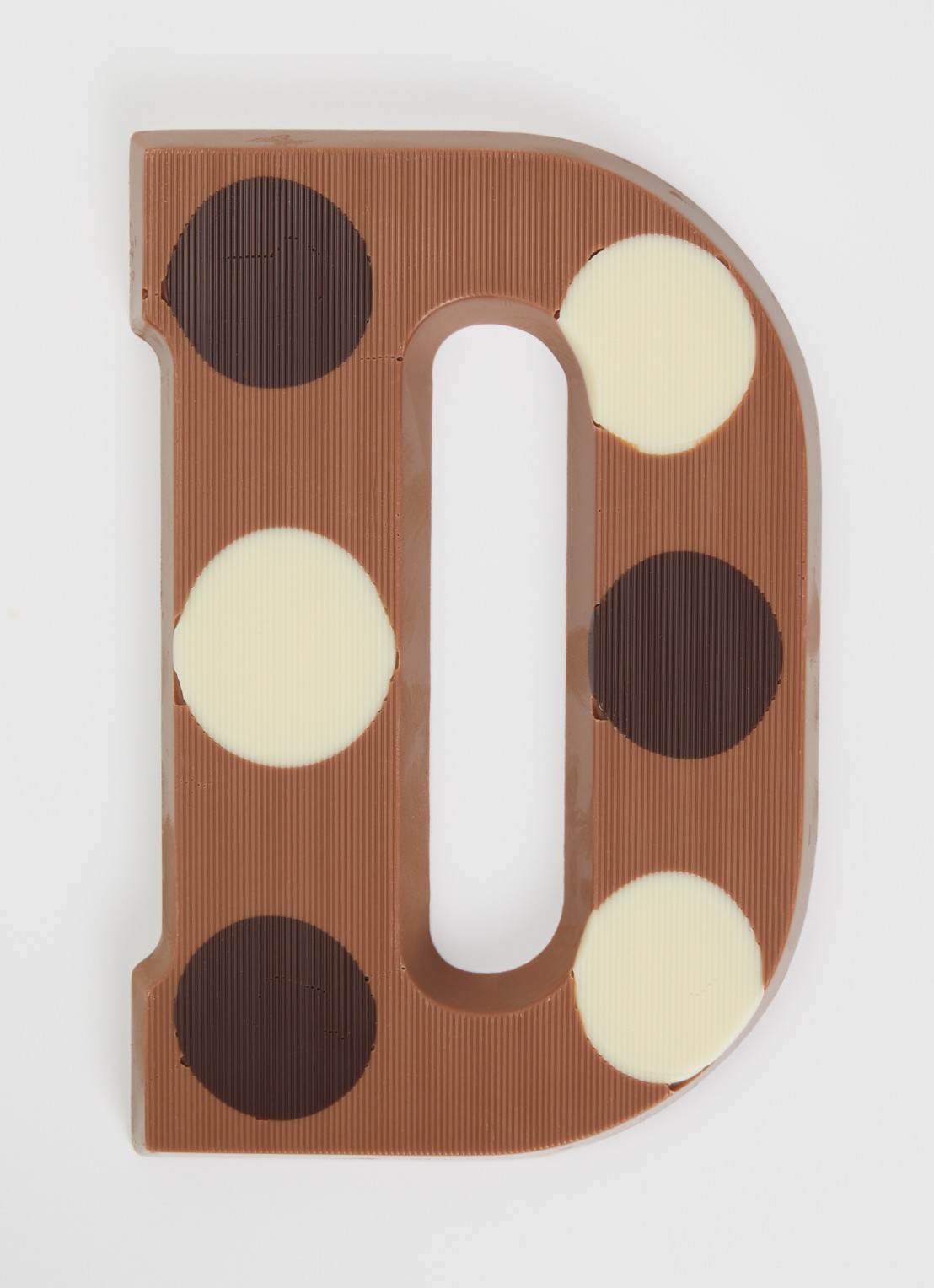 Urban Cacao Melk chocoladeletter gevlekt 200 gram - voorkant 2 d