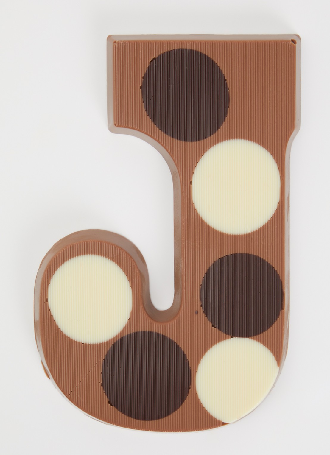 Urban Cacao Melk chocoladeletter gevlekt 200 gram - voorkant 2 j