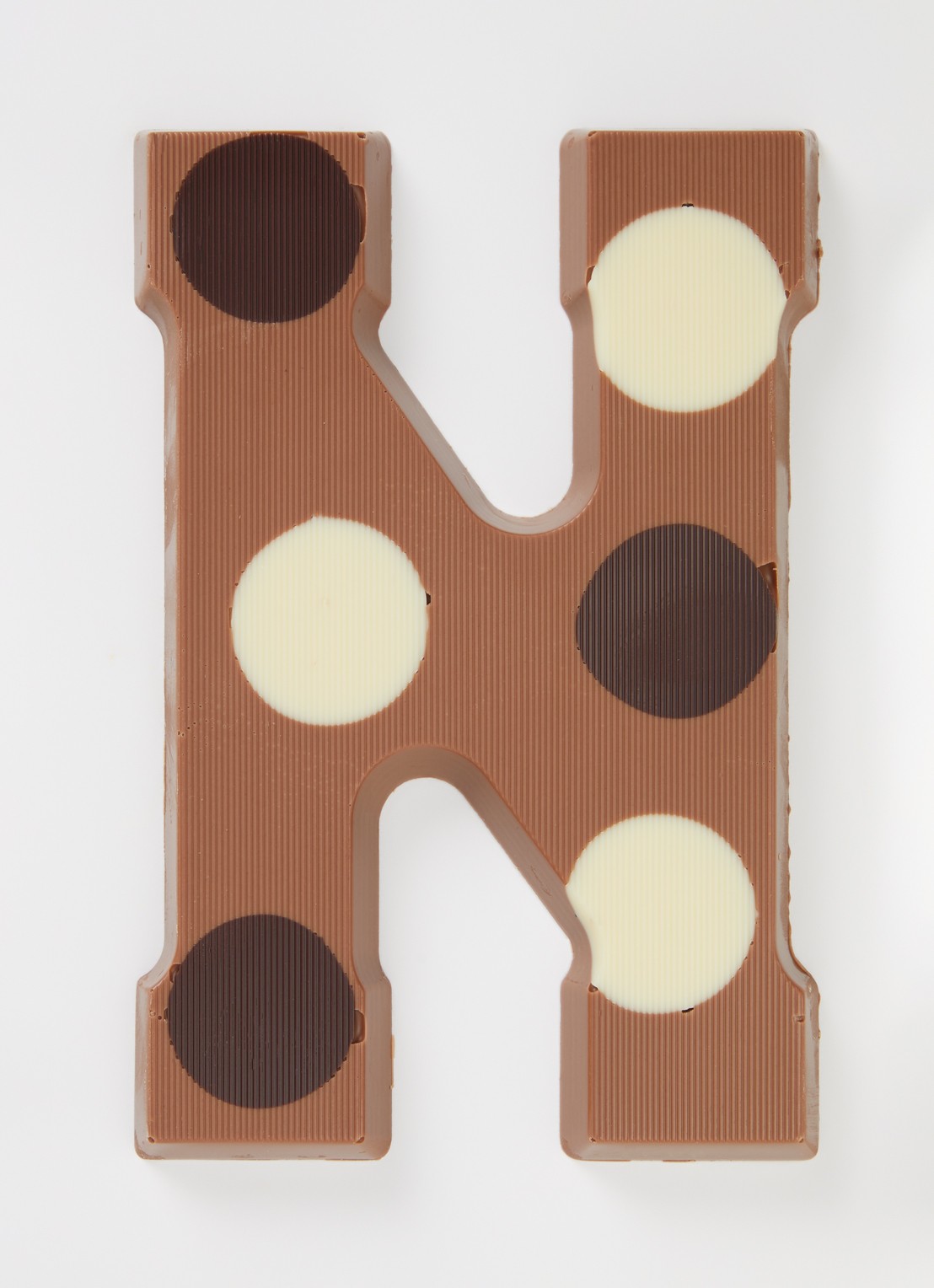 Urban Cacao Melk chocoladeletter gevlekt 200 gram - voorkant 2 n