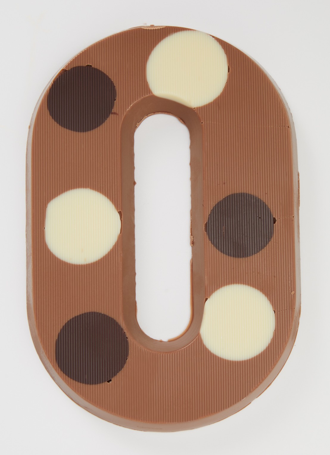 Urban Cacao Melk chocoladeletter gevlekt 200 gram - voorkant 2 o