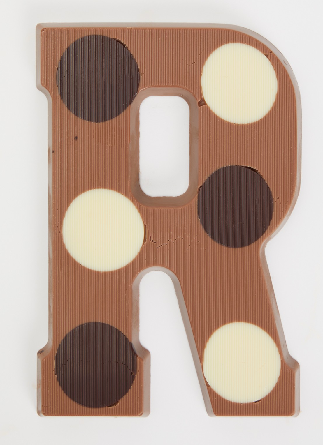 Urban Cacao Melk chocoladeletter gevlekt 200 gram - voorkant 2 r