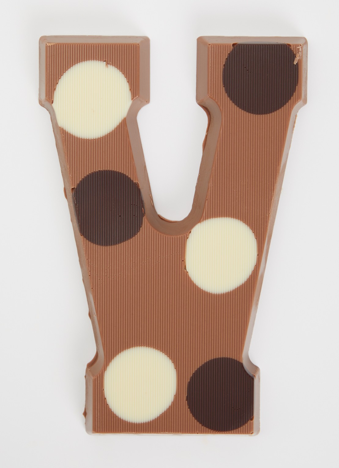 Urban Cacao Melk chocoladeletter gevlekt 200 gram - voorkant 2 v