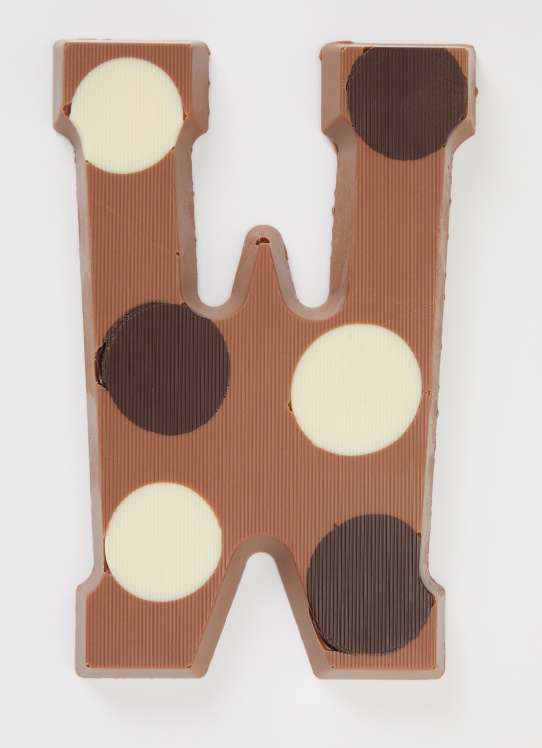 Urban Cacao Melk chocoladeletter gevlekt 200 gram - voorkant 2 w
