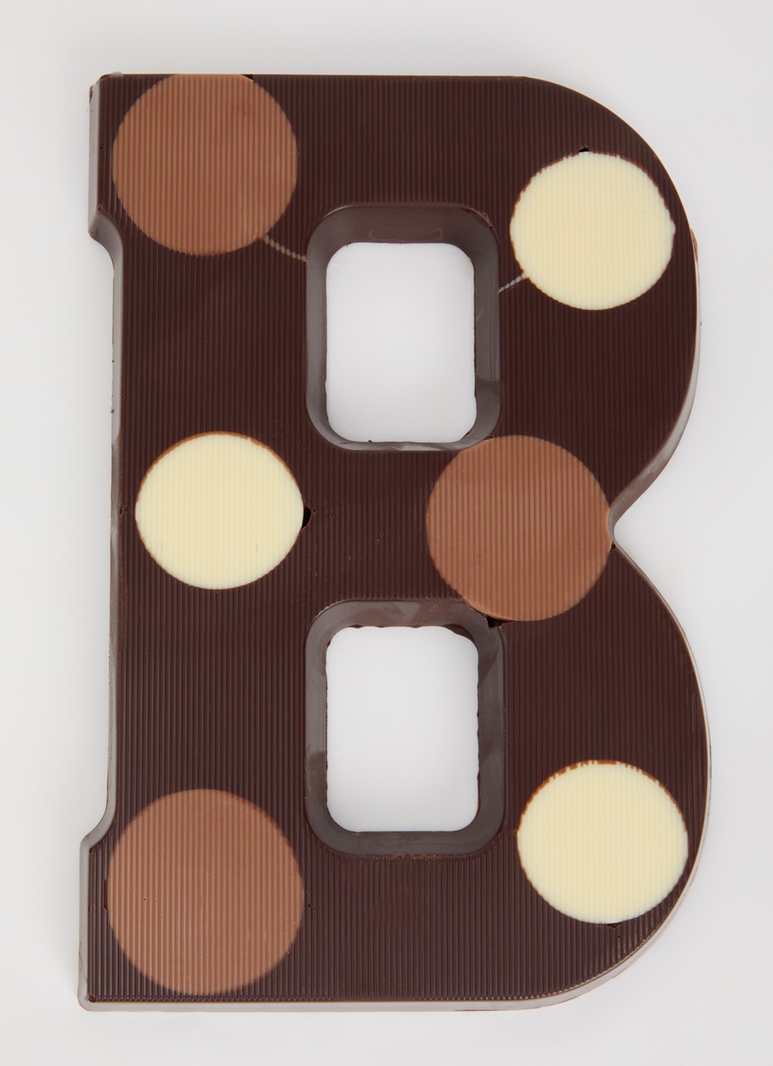 Urban Cacao Pure chocoladeletter gevlekt 200 gram - voorkant 2 b