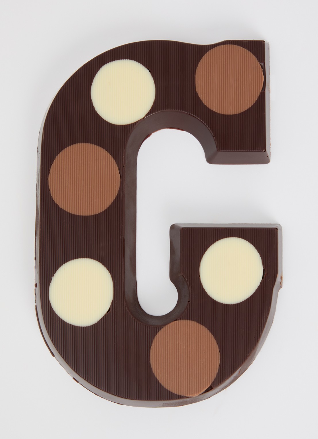 Urban Cacao Pure chocoladeletter gevlekt 200 gram - voorkant 2 g