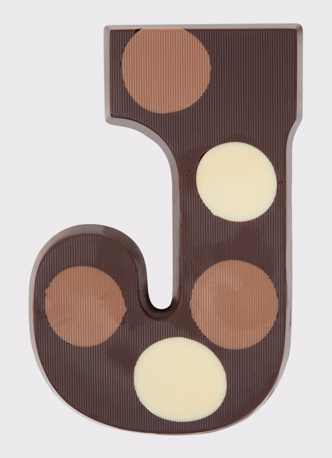 Urban Cacao Pure chocoladeletter gevlekt 200 gram - voorkant 2 j
