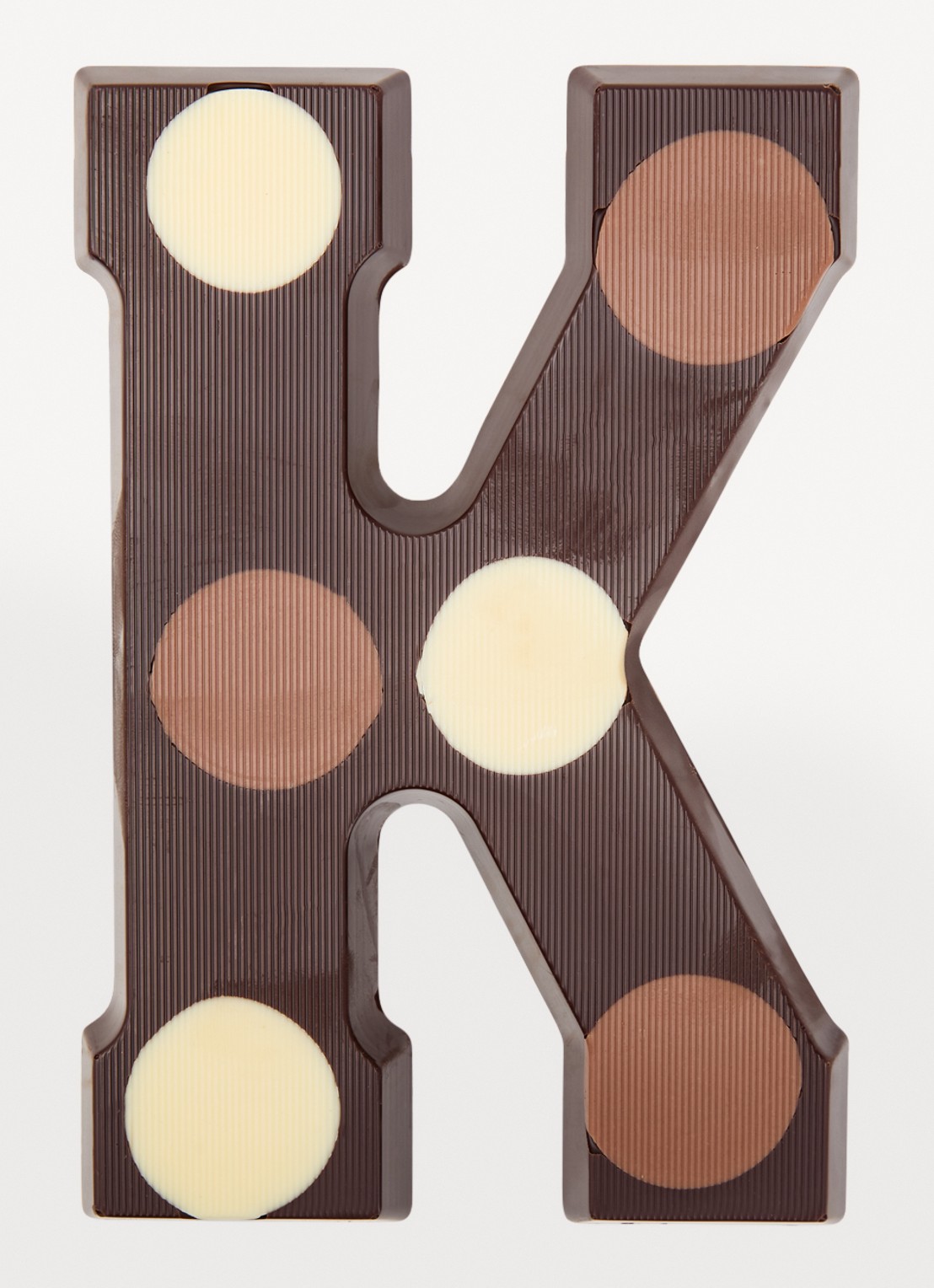 Urban Cacao Pure chocoladeletter gevlekt 200 gram - voorkant 2 k